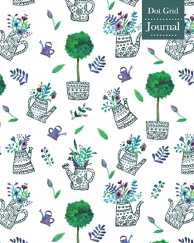 Paperback Dot Grid Journal: Notebook Planner with Spring Garden Themed Cover Design Book