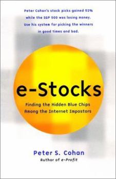 Hardcover E-Stocks: Finding the Hidden Blue Chips Among the Internet Impostors Book