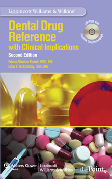 Paperback Lippincott Williams & Wilkins' Dental Drug Reference [With CDROM] Book