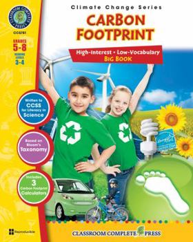 Perfect Paperback Carbon Footprint Big Book Gr. 5-8 - Classroom Complete Press (Carbon Footprint Series) Book