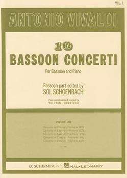 Paperback 10 Bassoon Concertos - Volume 1 Book