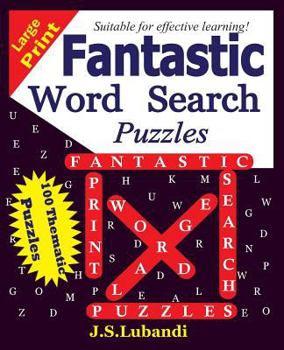 Paperback Fantastic word search puzzles Book
