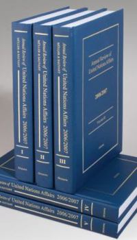 Hardcover Annual Review of United Nations Affairs 1996 to 2007: 1996 to Present 53 Volumes Book