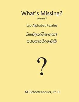 Paperback What's Missing?: Lao Alphabet Puzzles Book