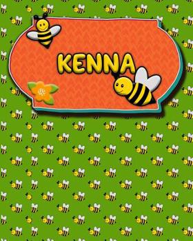 Paperback Handwriting Practice 120 Page Honey Bee Book Kenna: Primary Grades Handwriting Book K-2 Book