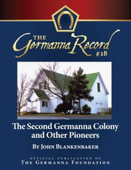 Paperback The Second Germanna Colony and Other Pioneers (Germanna Record) Book