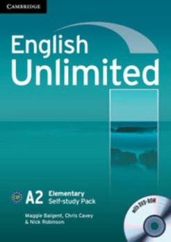 Paperback English Unlimited Elementary Self-Study Pack (Workbook with DVD-Rom) [With DVD ROM] Book