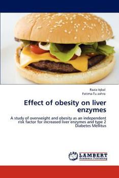 Paperback Effect of obesity on liver enzymes Book