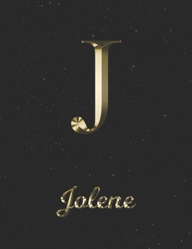 Paperback Jolene: 1 Year Daily Planner (12 Months) - Yellow Gold Effect Letter J Initial First Name - 2020 - 2021 - 365 Pages for Planni Book