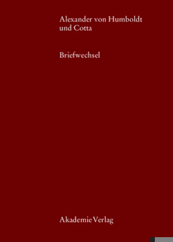 Hardcover Alexander von Humboldt und Cotta [German] Book