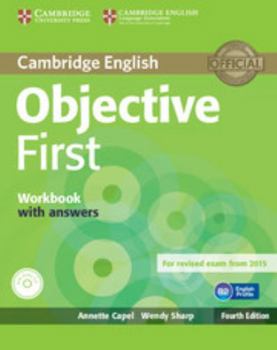 Paperback Objective First Workbook with Answers with Audio CD Book