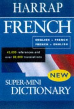 Paperback Harrap Super-mini French Dictionary Book