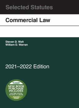 Paperback Commercial Law, Selected Statutes, 2021-2022 Book