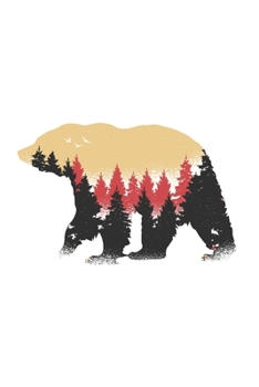 Paperback Notebook: Nice Notebook with Bear Mountains Cover - Lined - 6" x 9" - 120 Pages - Notebookjournal for writing and Notes Book