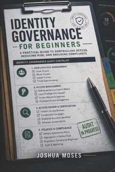 Paperback Identity Governance for Beginners Book