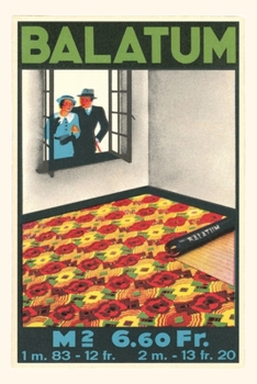 Paperback Vintage Journal Balatum Carpet Advertisement Book