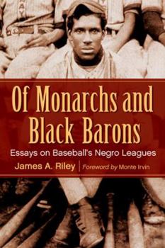 Paperback Of Monarchs and Black Barons: Essays on Baseball's Negro Leagues Book