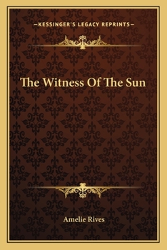 Paperback The Witness Of The Sun Book