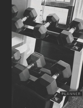 Planner: Dumbbell 2 Year Monthly Planner with Note Pages (24 Months) | Jan 2020 - Dec 2021 | Month Planning | Appointment Calendar Schedule | Plan Each Day, Set Goals & Get Stuff Done