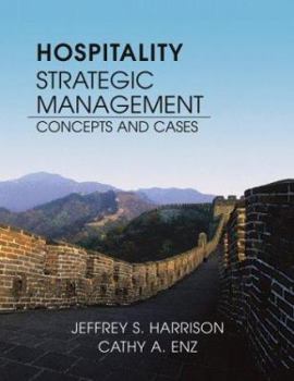 Hardcover Hospitality Strategic Management: Concepts and Cases Book