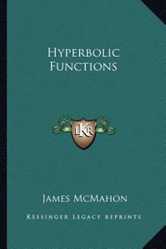 Paperback Hyperbolic Functions Book