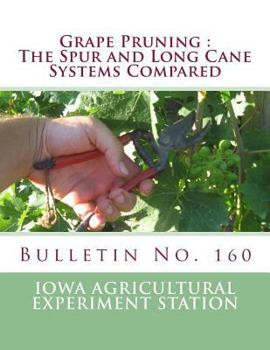 Paperback Grape Pruning: The Spur and Long Cane Systems Compared: Bulletin No. 160 Book