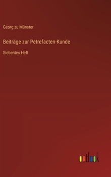 Hardcover Beiträge zur Petrefacten-Kunde: Siebentes Heft [German] Book