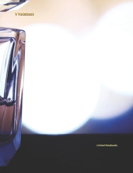 V Notebook: 80 lined pages - Notebook designed - Canvas Art - Limited Notebooks