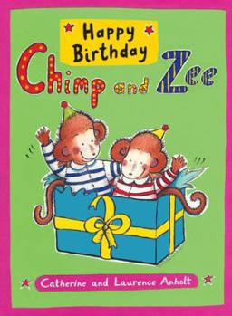 Hardcover Happy Birthday Chimp and Zee (Chimp & Zee) Book