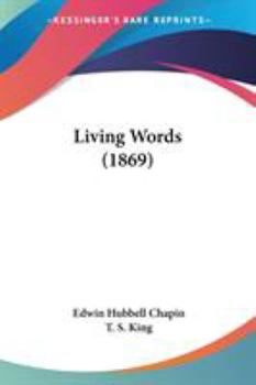 Paperback Living Words (1869) Book