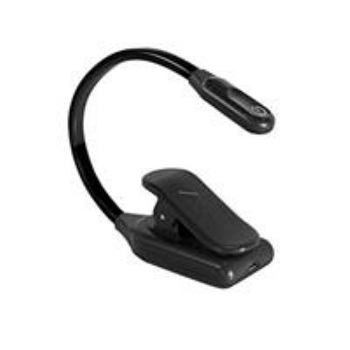 The Original Mighty Bright WonderFlex Clip On Book Light Reading Light, Warm Eye Care LEDs, Super Flexible, Durable, Dimmable, Perfect for Kids, Bookworms, Read in Bed, Batteries or Micro USB (Black)