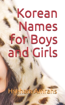 Paperback Korean Names for Boys and Girls Book