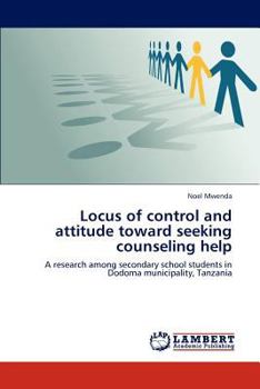 Paperback Locus of control and attitude toward seeking counseling help Book