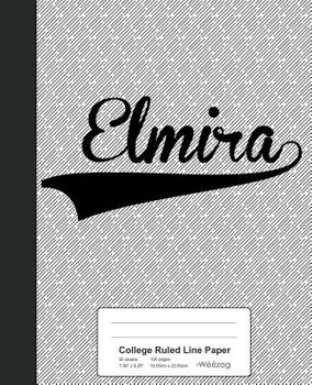 Paperback College Ruled Line Paper: ELMIRA Notebook Book