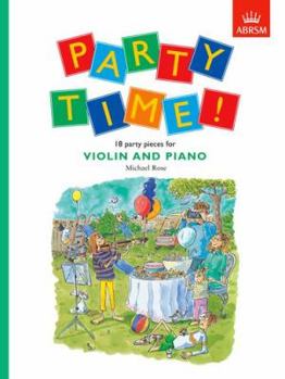 Paperback 18 Party Pieces for Violin and Piano Book