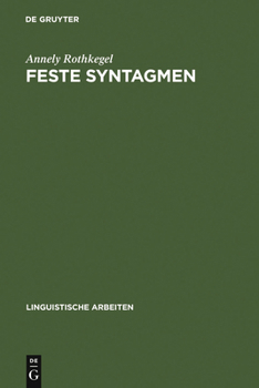 Hardcover Feste Syntagmen [German] Book