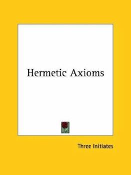 Paperback Hermetic Axioms Book