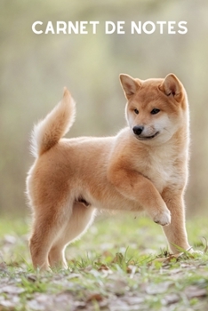 Paperback Carnet de notes: Carnet de notes chien - 120 pages lign?es - Format 15,24 cm X 22,8 cm [French] Book