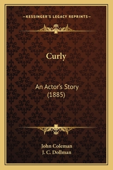 Paperback Curly: An Actor's Story (1885) Book