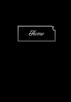 Paperback Kansas HOME Composition Notebook: (7x10 120-Page College-Ruled State Outline with HOME in Center) Book