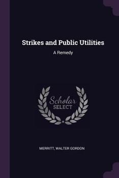 Paperback Strikes and Public Utilities: A Remedy Book