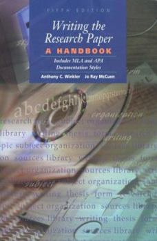 Paperback Writing the Research Paper: A Handbook with Both the MLA and APA Documentation Styles Book
