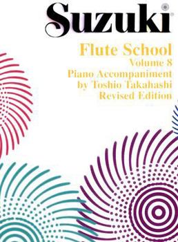 Paperback Suzuki Flute School, Vol 8: Piano Acc. Book