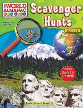 Paperback World Almanac For Kids Scavenger Hunts Grades 3-5 Book