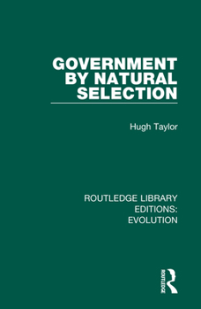 Hardcover Government by Natural Selection Book