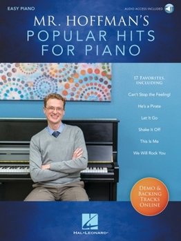 Paperback Mr. Hoffman's Popular Hits for Piano: Easy Piano Arrangements of 17 Favorites Book/Online Audio Book