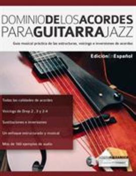 Paperback Dominio de los acordes para guitarra jazz [Spanish] Book