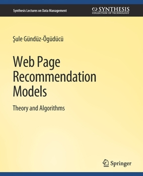 Paperback Web Page Recommendation Models Book