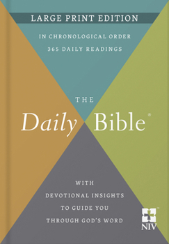 Hardcover The Daily Bible (Niv, Large Print) Book