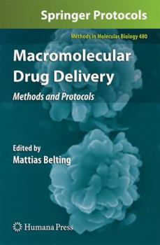 Hardcover Macromolecular Drug Delivery: Methods and Protocols Book